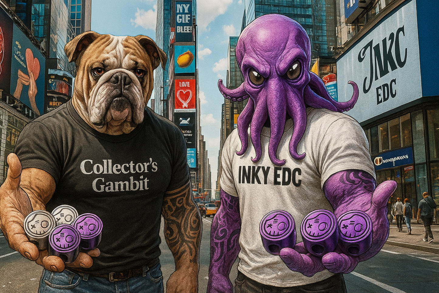 Inky & Collectors Gambit Titanium Bead