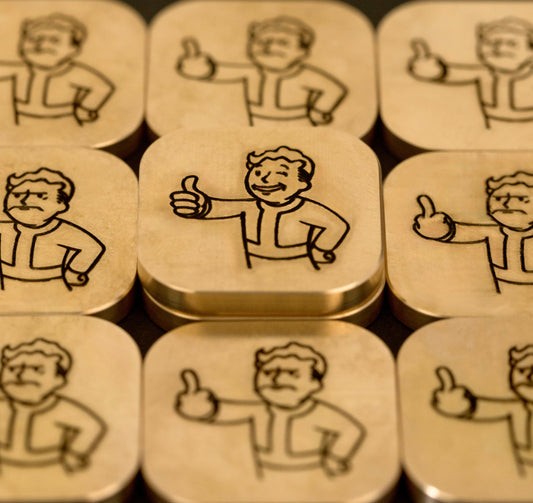 👍🖕Vault Boy Brass Ranger Eye Patch Set